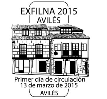 Matasellos Primer D�a de la Hoja bloque de Avil�s