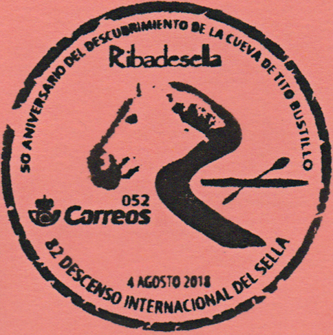 Matasellos de las piraguas. Ribadesella 2018