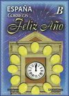 Sello de A�o Nuevo con Uvas y el Reloj de la Puerta del Sol, tarifa B