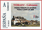 Sello personalizado al Pueblo Ejemplar de Torazo en Cabranes