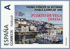 Sello personalizado del Pueblo Ejemplar 1995, Puerto de Vega