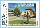 Sello personalizado del Pueblo Ejemplar 1994 Pastores de los Picos de Europa