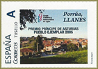 Sello personalizado del Pueblo Ejemplar de Porr�a, Llanes