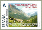 Sello personalizado Pueblo Ejemplar 2004 Villar de Vildas, Somiedo