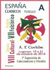 Sello personalizado de la primera exposici�n de la ACOAS y del festival folcl�rico de A.F. Cu�lebre