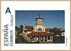 Sello personalizado del del 75 aniversario de la iglesia de la Virgen del Carmen de Salinas