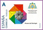 Sello personalizado del Museo de Geolog�a de Oviedo