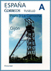 Sello personalizado de GRUCOMI, pozo de la mina La Camocha, Gij�n