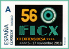 Sello personalizado del Grupo Filat�lico y de otros Coleccionismos ENSIDESA del 56 Festival Internacional de Cine de Gij�n
