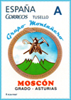 Sello personalizado del 50 aniversario del Grupo Monta�ero Mosc�n, en Grado