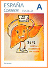 Sello personalizado del 40 aniversario del �rea de digestivo del Hospital de San Agust�n de Avil�s