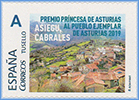 Sello personalizado del Premio Princesa de Asturias al Pueblo Ejemplar 2019, Asiegu, Cabrales