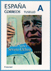 Sello personalizado del 60 aniversario de la concesi�n del Nobel a Severo Ochoa