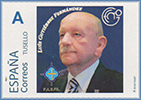 Sello personalizado dedicado a Luis Guti�rrez y los filatelistas que nos han dejado.