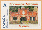 Sello personalizado dedicado a la Bocamina Mariana de Mieres. GRUCOMI.