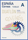 Sello personalizado del Duatl�n de Avil�s.