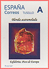 Sello personalizado dedicado a la Blenda Acaramelada en el Certamen de minerales, gemas y f�siles. GRUCOMI. Oviedo