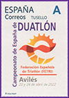 Sello personalizado del Campeonato de Espa�a de Duatl�n en Avil�s