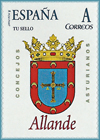 Sello personalizado del escudo del Concejo de Allande