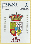 Sello personalizado del escudo del Concejo de Aller