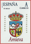 Sello personalizado del escudo del Concejo de Amieva