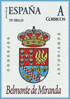 Sello personalizado del escudo del Concejo de Belmonte de Miranda