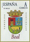 Sello personalizado del escudo del Concejo de Boal