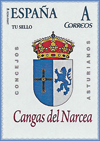 Sello personalizado del escudo del Concejo de Cangas del Narcea