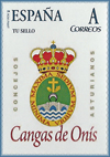 Sello personalizado del escudo del Concejo de Cangas de On�s