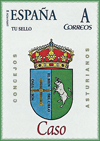 Sello personalizado del escudo del Concejo de Caso