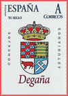 Sello personalizado del escudo del Concejo de Dega�a