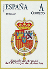 Sello personalizado del escudo de Armas del Pr�ncipe de Asturias