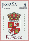 Sello personalizado del escudo del Concejo de El Franco