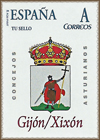 Sello personalizado del escudo del Concejo de Gij�n