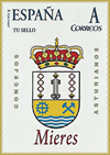 Sello personalizado del escudo del Concejo de Mieres