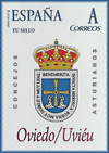 Sello personalizado del escudo del Concejo de Oviedo