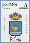 Sello personalizado del escudo del Concejo de Pilo�a