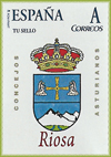 Sello personalizado del escudo del Concejo de Riosa