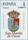 Sello personalizado del escudo del Concejo de San Mart�n de Oscos