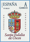Sello personalizado del escudo del Concejo de Santa Eulalia de Oscos