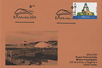 Tarjeta del matasellos del Puente de San Sebasti�n en Exfiavil�s. Grupo Filat�lico Avilesino