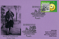 Matasellos de las XXIII Jornadas Filat�licas organizadas por el Grupo Filat�lico y Numism�tico de Gij�n en el 220 aniversario del informe de Jovellanos sobre la Ley Agraria