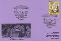Tarjeta del Matasellos de Navidad en Pola de Siero