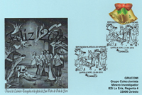 Tarjeta del Matasellos de Navidad en Pola de Siero