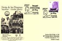 Tarjeta del Matasellos del 75 Descenso Internacional del Sella