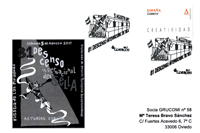 Tarjeta del Matasellos del 81 Descenso Internacional del Sella, en Ribadesella