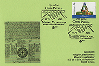 Tarjeta del Matasellos del 750 aniversario de la Carta Puebla y la fundaci�n de Villaviciosa.