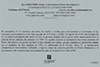 Texto de la tarjeta del matasellos del centenario de las relaciones institucionales entre San Agust�n de la Florida y Avil�s. Grupo Filat�lico Avilesino.