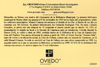 Texto de la tarjeta del Matasellos del Centenario de la Biblioteca "Vital Aza" de Mieres