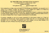 Texto de la tarjeta del Matasellos de la XIII ExFIENSIDESA en La Calzada, Gij�n, del Grupo Filat�lico y de otros Coleccionismos de ENSIDESA